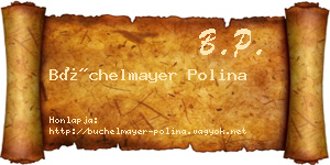 Büchelmayer Polina névjegykártya